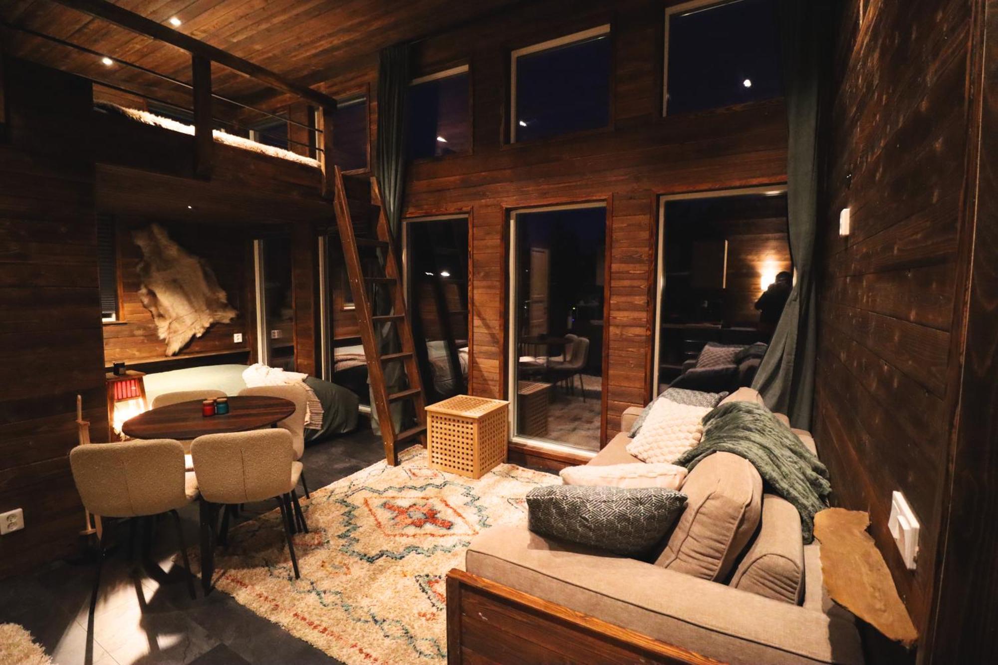Reindeer River Lights Lodge Kiruna Luaran gambar